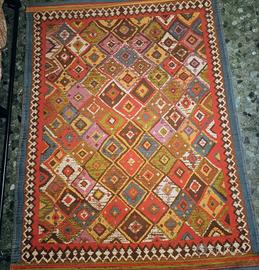 tappeto Zucchi puro cotone modello kilim afgano