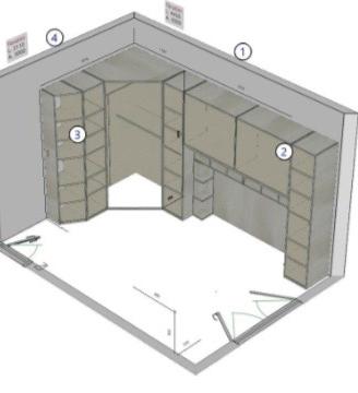 Armadio ponte con cabina