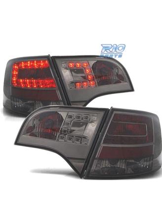 FANALI AUDI A4 B7 AVANT 05-08 LED FONDO CROMATO FU