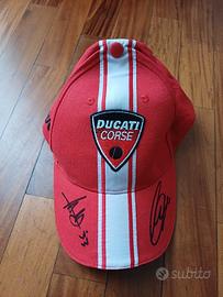 Cappellino Ducati autografato Marco Melandri