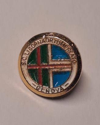 spilla vintage S.C. Ligorna Ortomercato Genova