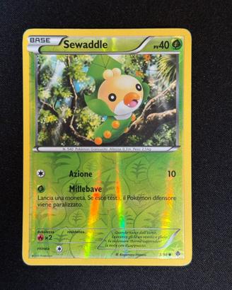 Pokemon card Sewaddle 3/98