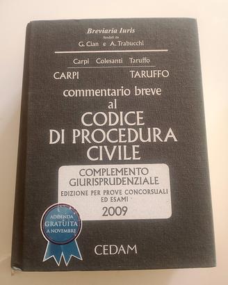 Commentario al codice di procedura civile 2009