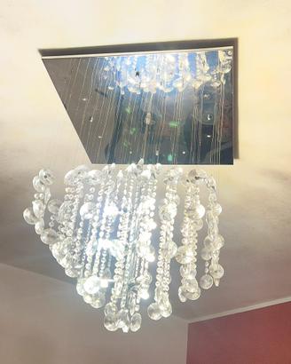 Lampadario moderno in cristallo