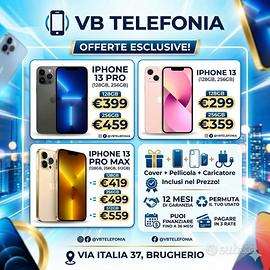 Iphone 13/14/15 usati garanzia 12 mesi