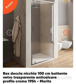 Box doccia nicchia 100 cm
