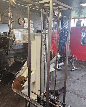 poliercolina con pacco pesi 