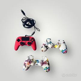 Controller con filo + cover controller ps4
