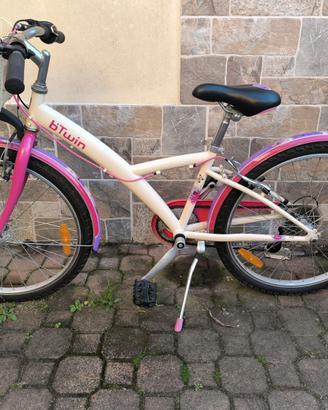 Bicicletta Decathlon da ragazza 24 pollici 6 marce