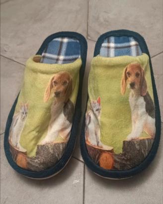 Pantofole Donna con Cuccioli 36