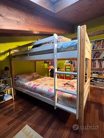 Camera bambini letto a castello e mobili Ikea
