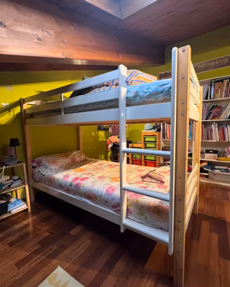 Camera bambini letto a castello e mobili Ikea