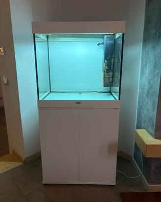 Acquario Juwel Completo di Mobile Bianco.