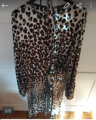 Elegante vestito Emme Marella con stampa animalier