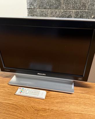 TV LCD Philips 20" + Telecomando e Adattatore HDMI