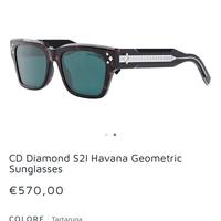 Occhiali Dior Uomo Diamond S21 Havana Geometric