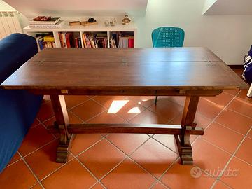 Tavolo Fratino in legno massiccio - Vintage
