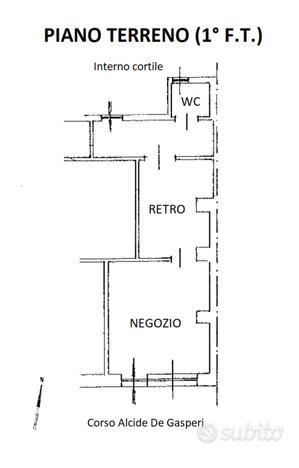 LOCALE COMMERCIALE IN POSIZIONE STRATEGICA