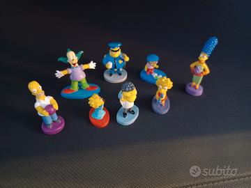 simpson  figure personaggi in plastica 