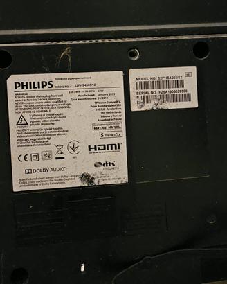 TV PHILIPS 32PHS4503/12 pezzi di ricambio