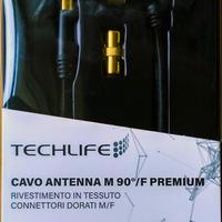 TECHLIFE TLVT0018 CAVO ANTENNA PREMIUM M 90°/F