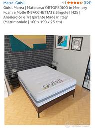 MATERASSO MATRIMONIALE 