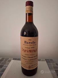Bottiglia di vino Barolo, anno 1976 