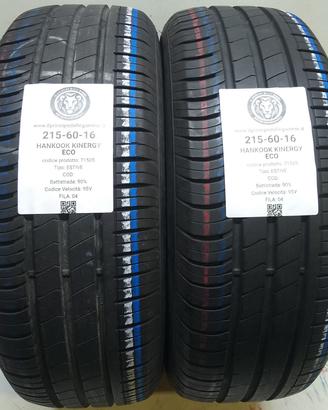 2 GOMME 215 60 16 HANKOOK A71505