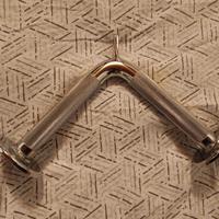 attrezzo per tricipiti, a V, barra angolata