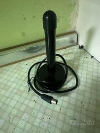 Antenna portatile per T V