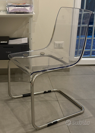 Sedia trasparente Ikea