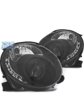 FARI FIAT 500 07-15 LUCE DIURNA TFL FONDO NERO