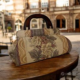 Borsa vintage anni 70 moda e design