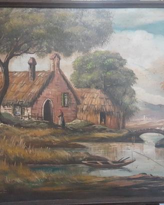quadro pittura olio su tela
