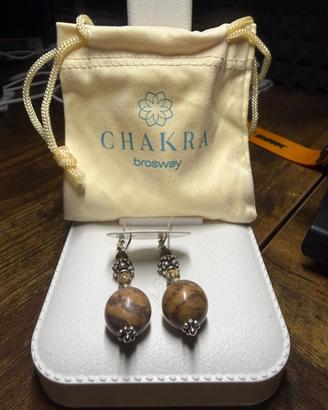 Orecchini da donna in argento con pendente in piet