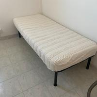 Rete letto singolo + materasso