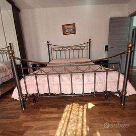 struttura ferro battuto letto matrimoniale