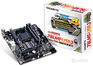 SCHEDA MADRE Gigabyte GA-78LMT-S2 + Processore +