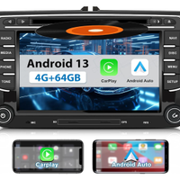 7 Pollici Android (4+64GB) Autoradio 2 Din con 4G