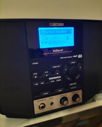 Boss eBand JS 8 audio player with Guitar effects 
