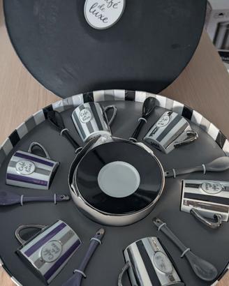 Set caffè da 6 pz. stile Mercoledì - fuori produz.