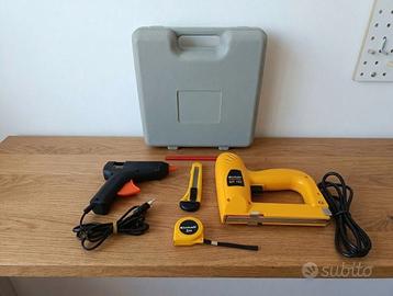 Kit Einhell Pistola Colla Caldo + Graffettatrice