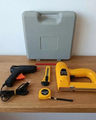 Kit Einhell Pistola Colla Caldo + Graffettatrice