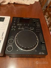 Cdj 350 pioneer per dj cdj djm