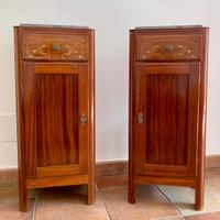 Coppia comodini antichi primi '900 Legno massello