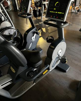 Bike recline  technogym