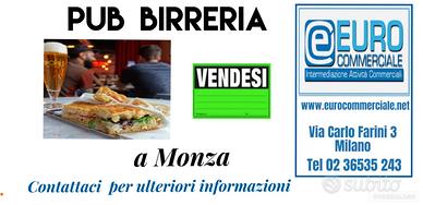 383/24 PUB BIRRERIA a Monza di mq 60
