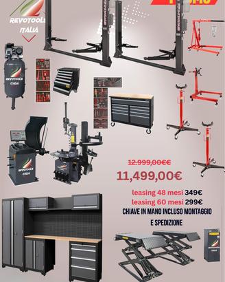 Kit Officina Gommista Sollevatore auto