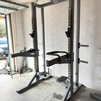 Olympic half rack tecnogym
