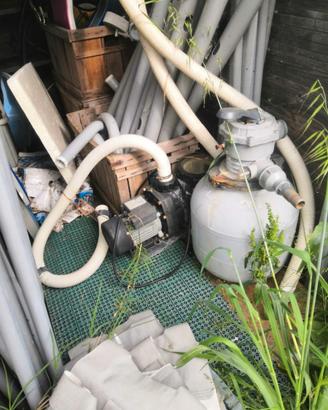 Kit materiali piscina 10×5m + telo omaggio